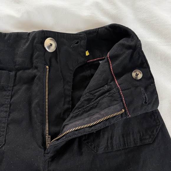 Maeve The Collette High Rise Cropped Wide Leg Pant Black 26 Anthropologie - Picture 9 of 16